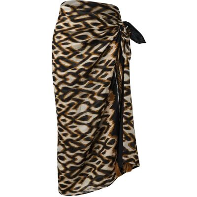 Dierenprint Katoenmengsel Pareo Dames COMMA Noir TU Dierenprint Katoenmengsel Pareo Dames COMMA Noir TU