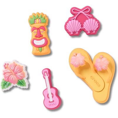Jibbitz Crocs Tiki Vacation (x5) Multicolore TU Jibbitz Crocs Tiki Vacation (x5) Multicolore TU