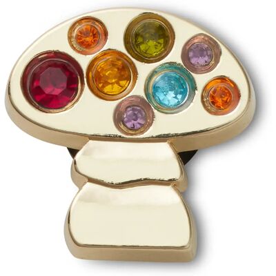 Jibbitz Crocs Festival Gold Rainbow Mushroom Doré TU Jibbitz Crocs Festival Gold Rainbow Mushroom Doré TU