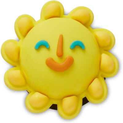 Jibbitz Crocs Smiley Sun Jaune TU Jibbitz Crocs Smiley Sun Jaune TU