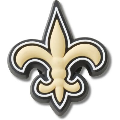 Jibbitz Crocs NFL New Orleans Saints Logo Marron TU Jibbitz Crocs NFL New Orleans Saints Logo Marron TU