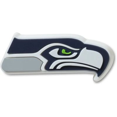 Jibbitz Crocs NFL Seattle Seahawks Logo Bleu TU Jibbitz Crocs NFL Seattle Seahawks Logo Bleu TU