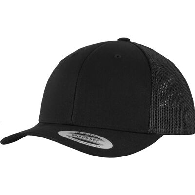 Kinderen trucker pet met gebogen klep Flexfit Retro Noir 52/56 cm Kinderen trucker pet met gebogen klep Flexfit Retro Noir 52/56 cm