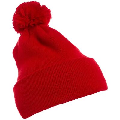 Muts Flexfit Pom Pom Rouge TU Muts Flexfit Pom Pom Rouge TU