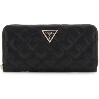 Dames grote ritsportefeuille Guess Giully Noir TU Dames grote ritsportefeuille Guess Giully Noir TU
