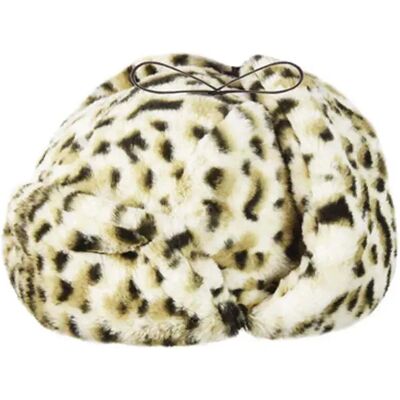 Bivakmuts Kangol Leopard Noir S Bivakmuts Kangol Leopard Noir S