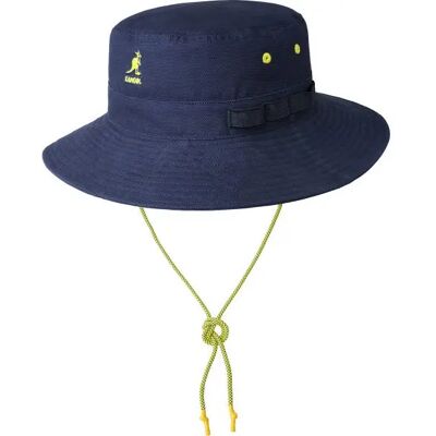 Hoed Kangol utility cords jungle Bleu S Hoed Kangol utility cords jungle Bleu S