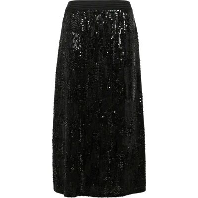 Vrouwen paillettenrok KAFFE Amalie Noir S Vrouwen paillettenrok KAFFE Amalie Noir S