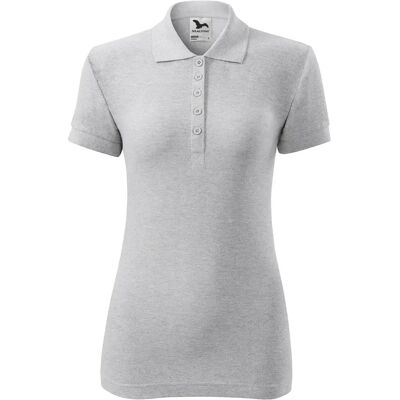 Dames katoenen polo Malfini 213 Gris M Dames katoenen polo Malfini 213 Gris M