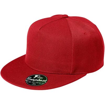 Snapback pet Malfini Rap 5P 301 Rouge TU Snapback pet Malfini Rap 5P 301 Rouge TU