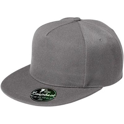 Snapback pet Malfini Rap 5P 301 Gris TU Snapback pet Malfini Rap 5P 301 Gris TU