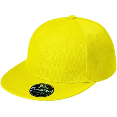 Snapback pet Malfini Rap 6P 302 Jaune TU Snapback pet Malfini Rap 6P 302 Jaune TU