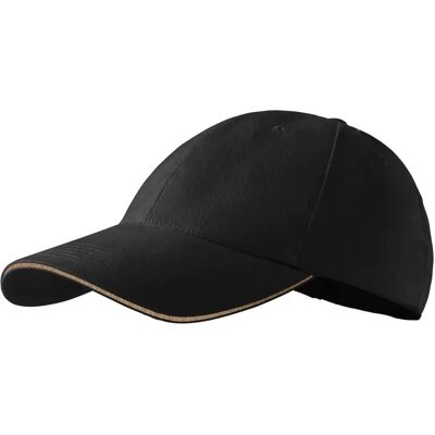 Baseball cap Malfini Sandwich 6P 306 Noir TU Baseball cap Malfini Sandwich 6P 306 Noir TU