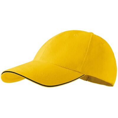 Baseball cap Malfini Sandwich 6P 306 Jaune TU Baseball cap Malfini Sandwich 6P 306 Jaune TU