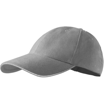 Baseball cap Malfini Sandwich 6P 306 Gris TU Baseball cap Malfini Sandwich 6P 306 Gris TU