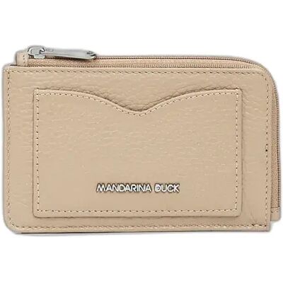 Leren kaarthouder Mandarina Duck Beige 8x13x1 cm Leren kaarthouder Mandarina Duck Beige 8x13x1 cm