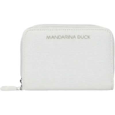 Vrouwen portefeuille met clips Mandarina Duck MD20 Blanc 9x13,5x3 cm Vrouwen portefeuille met clips Mandarina Duck MD20 Blanc 9x13,5x3 cm