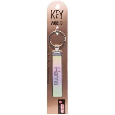 Metalen sleutelhanger Nici Hanna Multicolore 7x1,5x0,2 cm Metalen sleutelhanger Nici Hanna Multicolore 7x1,5x0,2 cm