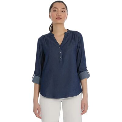 Jeansblouse voor dames Ragwear Fierra Bleu M Jeansblouse voor dames Ragwear Fierra Bleu M