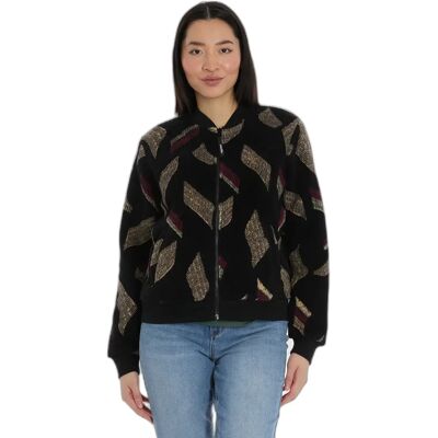 Dames fleecetruien met rits Ragwear Cairro Noir M Dames fleecetruien met rits Ragwear Cairro Noir M