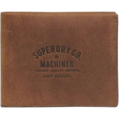Damesportemonnee Superdry Goods Marron TU Damesportemonnee Superdry Goods Marron TU