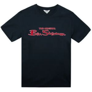 T-shirt Ben Sherman Signature Flock Bleu L T-shirt Ben Sherman Signature Flock Bleu L