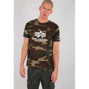 T-shirt Alpha Industries Basic Camo Marron XS T-shirt Alpha Industries Basic Camo Marron XS