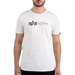 T-shirt Alpha Industries Alpha Label (X2) Blanc 2XL T-shirt Alpha Industries Alpha Label (X2) Blanc 2XL