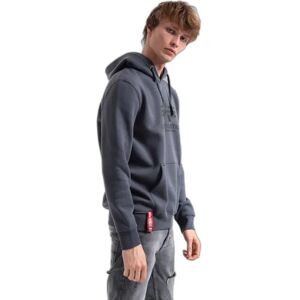 Hoodie Alpha Industries Basic Gris L Hoodie Alpha Industries Basic Gris L