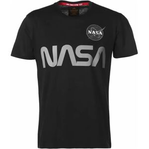 T-shirt Alpha Industries Nasa Reflective Noir S T-shirt Alpha Industries Nasa Reflective Noir S
