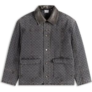 Ronde hals trui met monogrampatroon Daily Paper Gris XL Ronde hals trui met monogrampatroon Daily Paper Gris XL