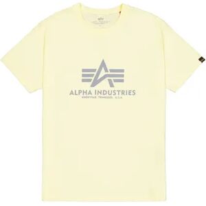 T-shirt Alpha Industries Basic Jaune XL T-shirt Alpha Industries Basic Jaune XL