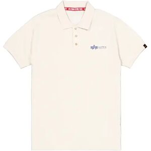 Polo Alpha Industries Basic Small Logo Blanc 3XL Polo Alpha Industries Basic Small Logo Blanc 3XL