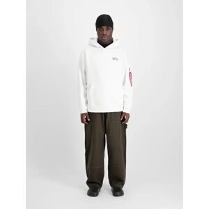 Hoodie Alpha Industries Signature BP Blanc 3XL Hoodie Alpha Industries Signature BP Blanc 3XL