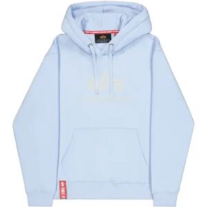 Hoodie Alpha Industries Basic Big Logo Bleu M Hoodie Alpha Industries Basic Big Logo Bleu M