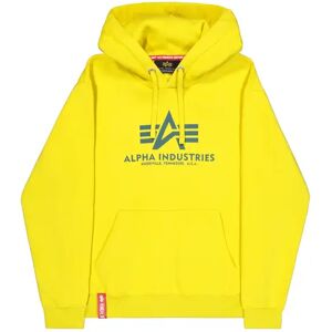Hoodie Alpha Industries Basic Big Logo Jaune 2XL Hoodie Alpha Industries Basic Big Logo Jaune 2XL