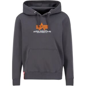 Hoodie Alpha Industries Basic Rubber Gris S Hoodie Alpha Industries Basic Rubber Gris S