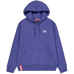 Hoodie Alpha Industries Basic Small Logo Violet L Hoodie Alpha Industries Basic Small Logo Violet L