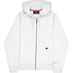 Zipped hoodie Alpha Industries Labe Back Print Gris L Zipped hoodie Alpha Industries Labe Back Print Gris L