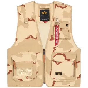 Mouwloos jasje Alpha Industries Utility Camo Beige 3XL Mouwloos jasje Alpha Industries Utility Camo Beige 3XL