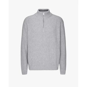 Merino trui 1/4 ritssluiting Colorful Standard Heather Grey Gris L Merino trui 1/4 ritssluiting Colorful Standard Heather Grey Gris L