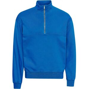 Colorful Standard Organic Quarter Zip - Pacific Blauw - XL - Unisex Colorful Standard Organic Quarter Zip - Pacific Blauw - XL - Unisex