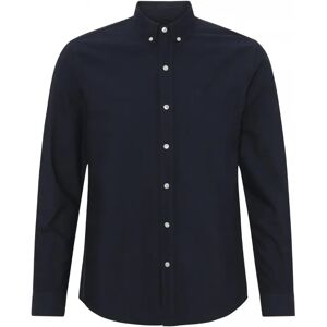Overhemd Colorful Standard Organic navy blue Bleu M Overhemd Colorful Standard Organic navy blue Bleu M