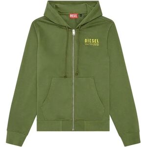Hooded sweatshirt met rits Diesel Ginn K11 Vert M Hooded sweatshirt met rits Diesel Ginn K11 Vert M