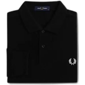 Polo met lange mouwen Fred Perry Plain Noir S Polo met lange mouwen Fred Perry Plain Noir S