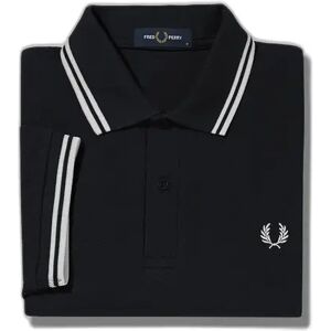Polo Fred Perry Twin Tipped Noir L Polo Fred Perry Twin Tipped Noir L