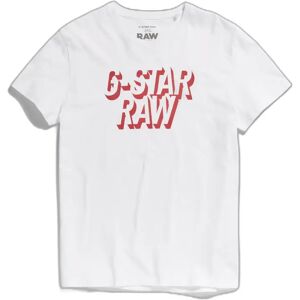 T-shirt G-Star Retro Shadow Gr Blanc L T-shirt G-Star Retro Shadow Gr Blanc L