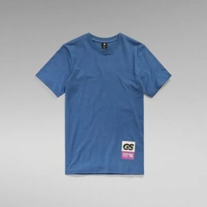 Slim-fit T-shirt met lange mouwen G-Star Back Bleu XL Slim-fit T-shirt met lange mouwen G-Star Back Bleu XL