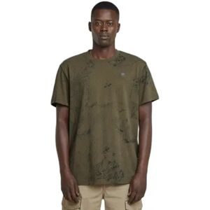 T-shirt G-Star Wash AO Vert S T-shirt G-Star Wash AO Vert S