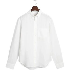 Linnen overhemd met lange mouwen Gant Blanc L Linnen overhemd met lange mouwen Gant Blanc L